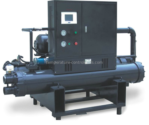 Low-temp Industrial Water-Cooled Screw Chiller For Injection Machinery