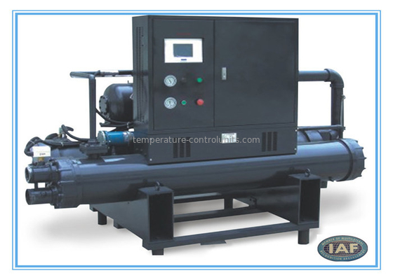 Low-temp Industrial Water-Cooled Screw Chiller For Injection Machinery